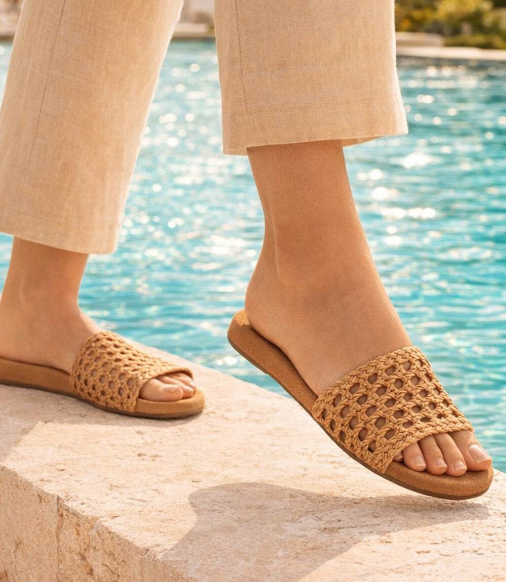 Seychelles Somerset Woven Slide Sandals