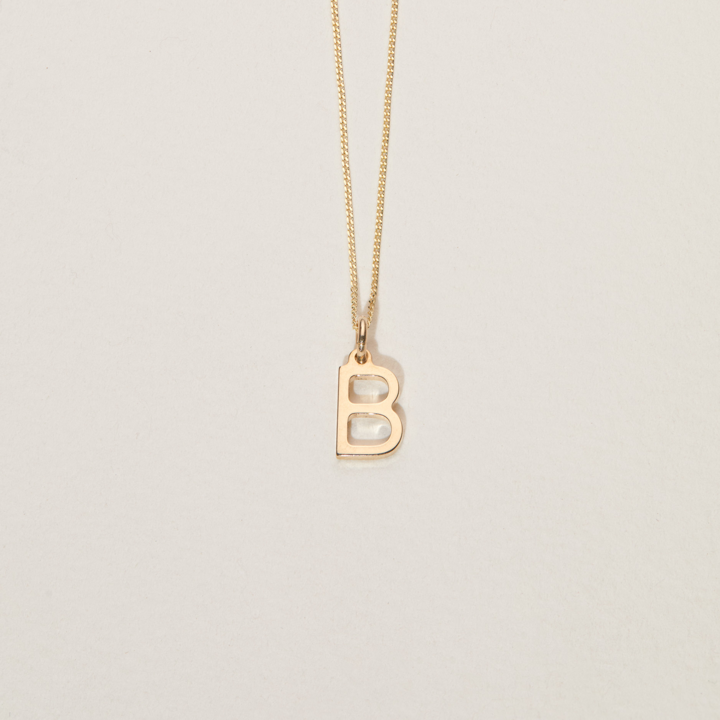 Solid Gold Individual Initial Charm