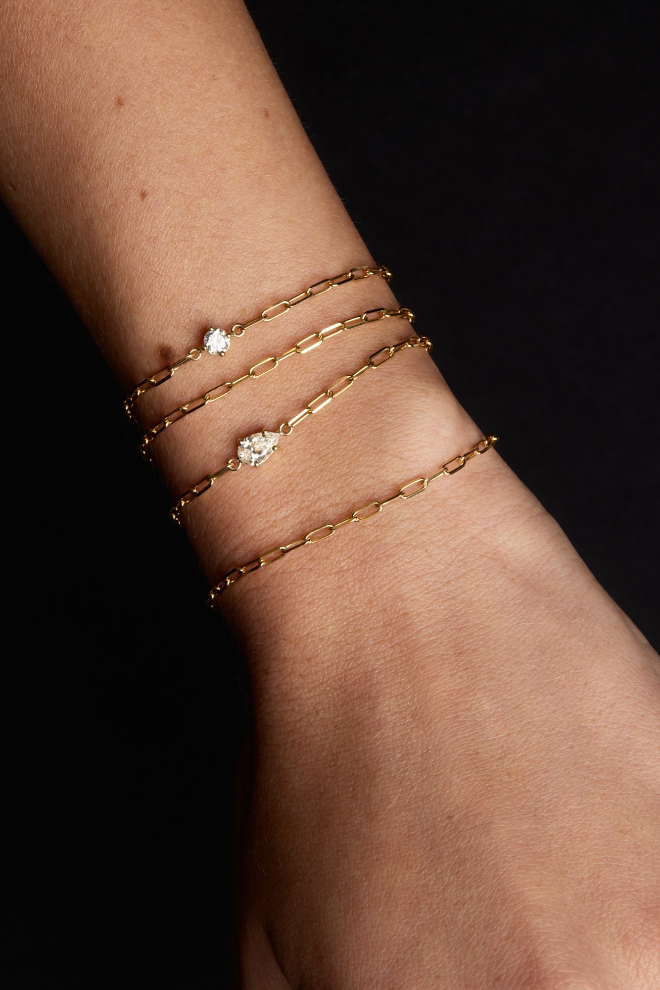 Mina Bracelet | 9K Yellow or Rose Gold