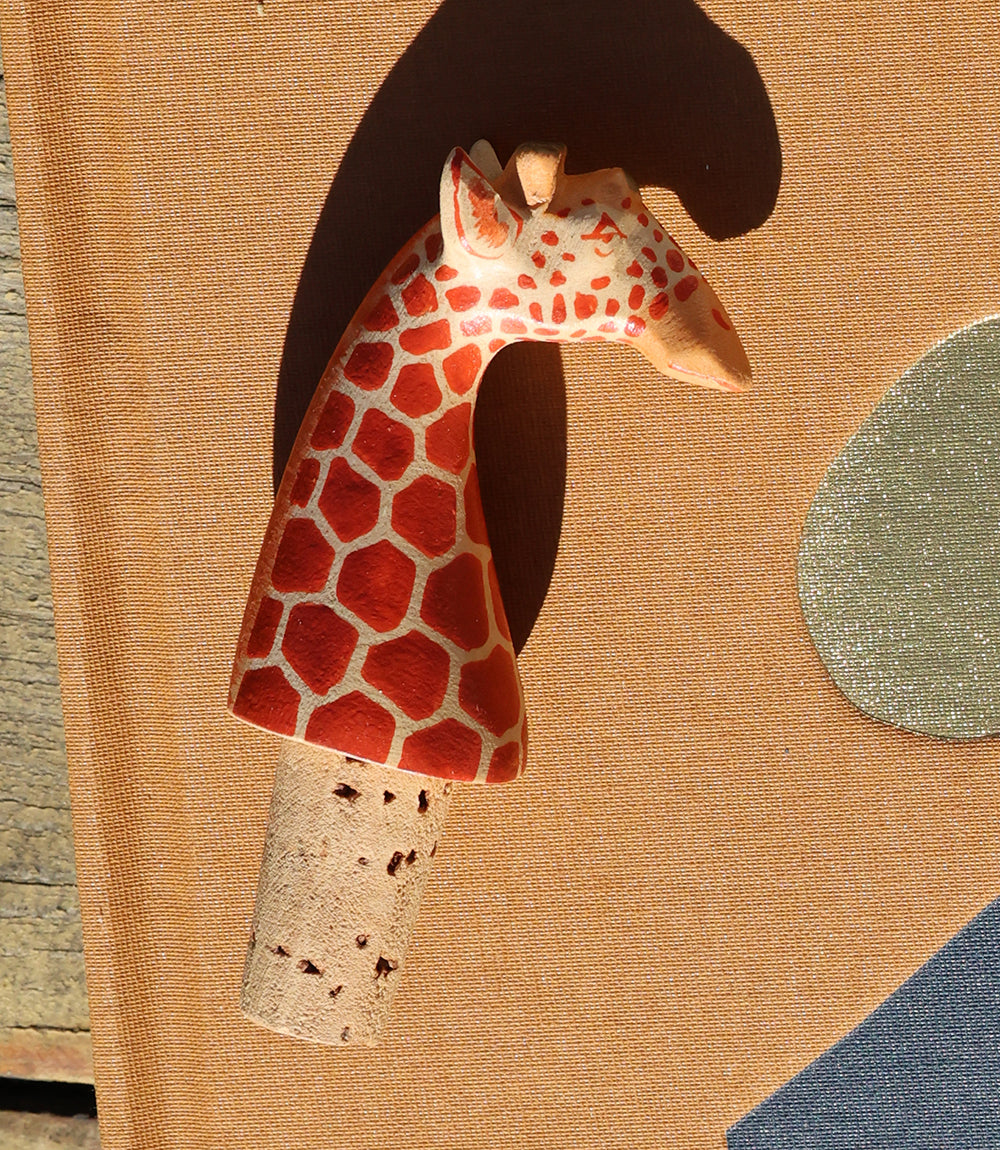 Giraffe Bottle Stopper