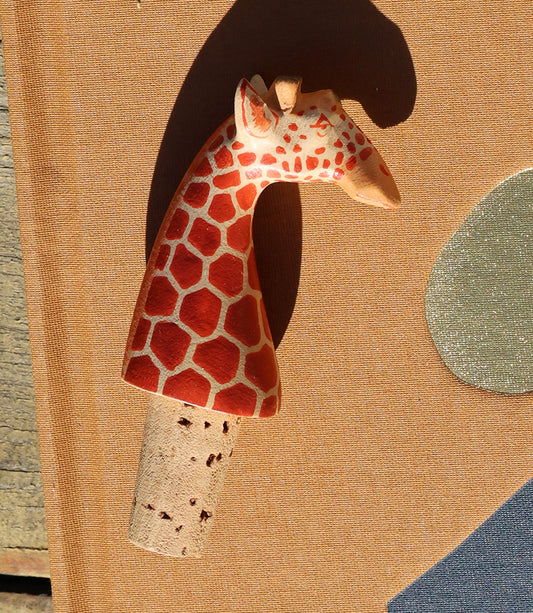 Giraffe Bottle Stopper