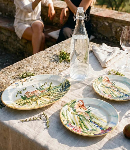 Tuscany Ceramic Oval Serving Platter