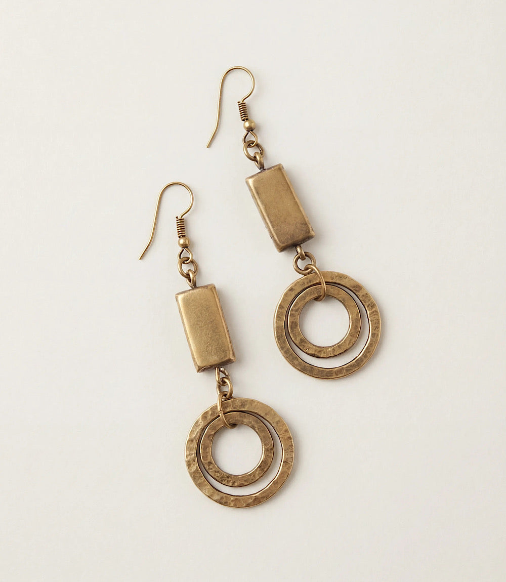 Multi Hoop Drop Earrings