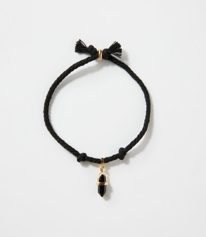 Gemstone Point Cord Bracelet
