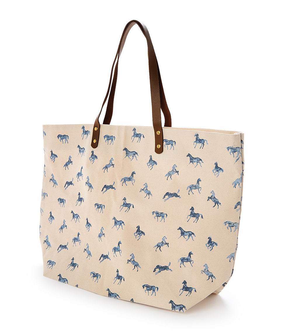 Mini Horse Print Tote Bag