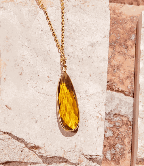 Citrine Quartz Necklace