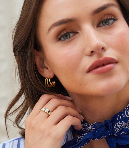 Retrograde Hoop Earrings