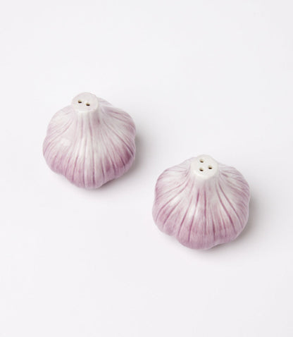 Garlic Salt And Pepper Shaker Set