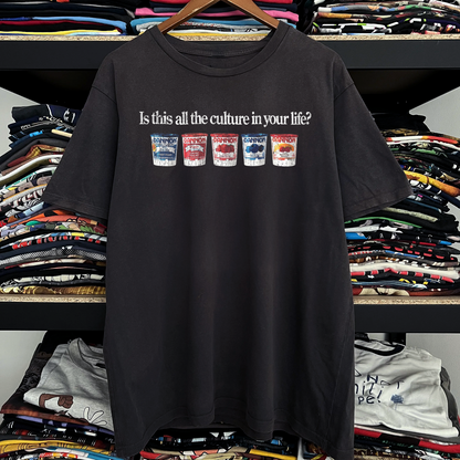 Vintage Dannon Culture Washed Black Tee