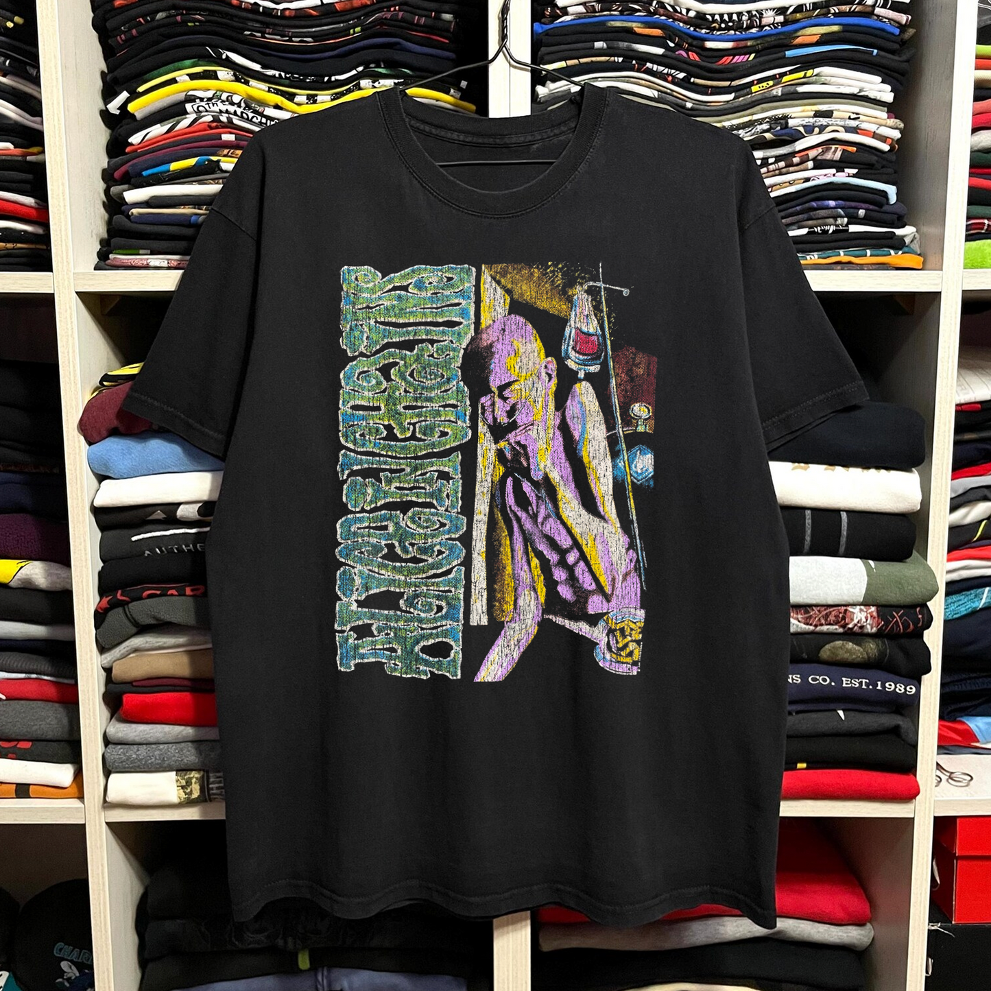 Vintage Alice In Chains "Sickman" Washed Black Tee