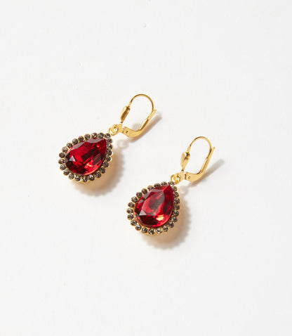 Teardrop Crystal Earrings
