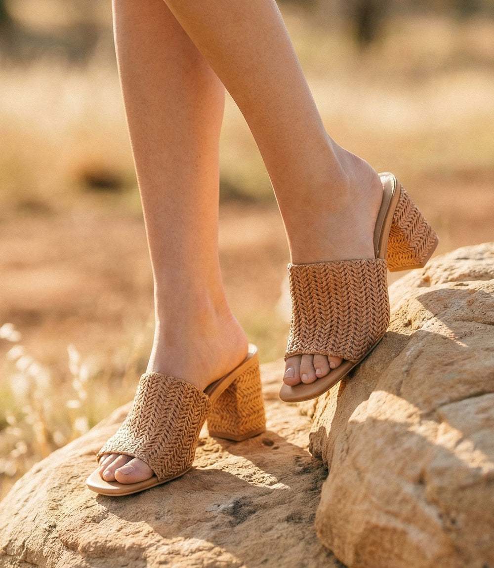 Seychelles Adapt Raffia High Heel Sandals