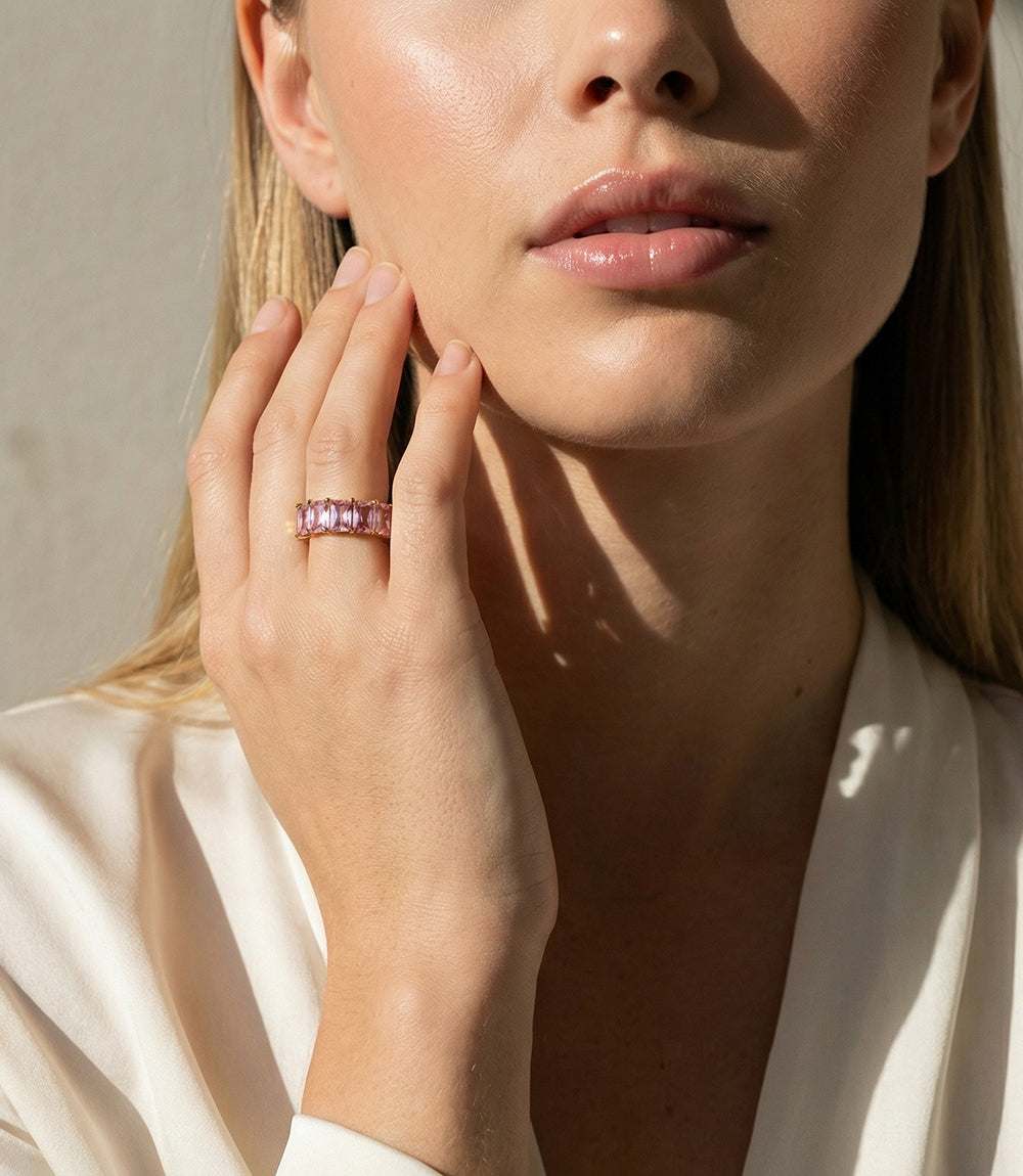 Baguette Gemstone Ring