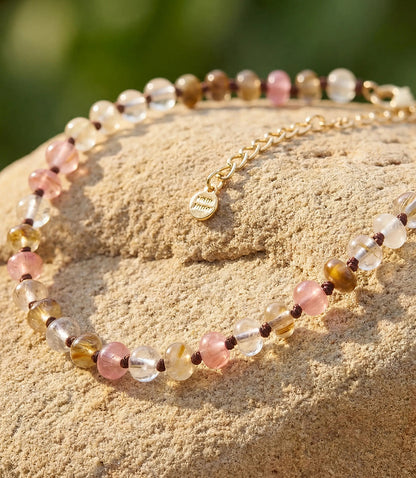 Beaded Gemstone Necklace