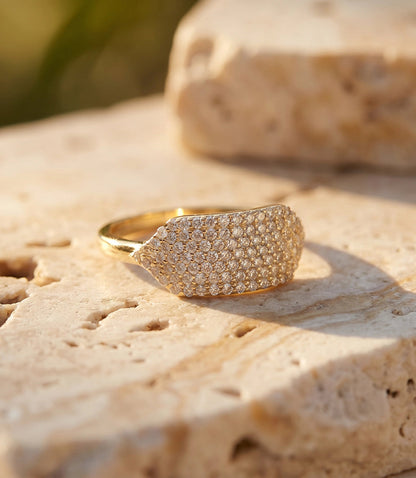 Beaded Gemstone Ring