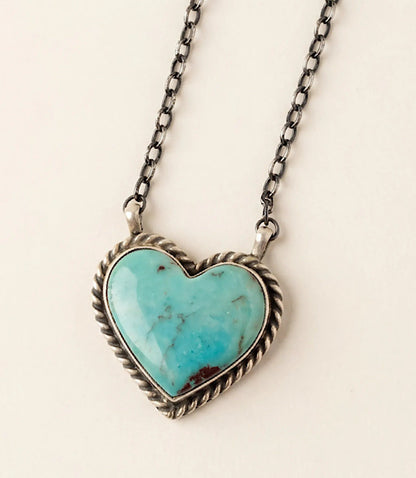 Turquoise Heart Necklace