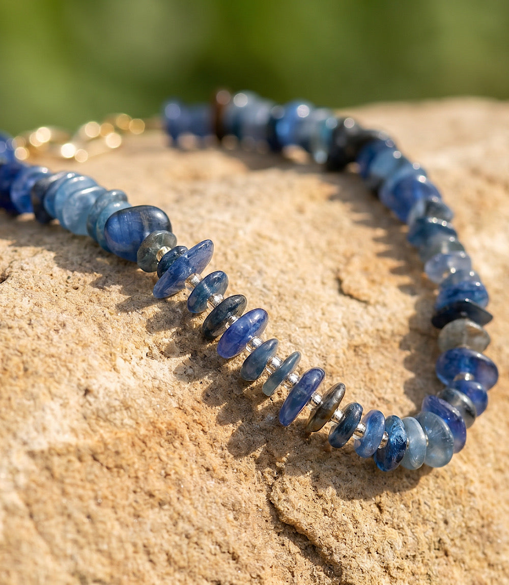 Gemstone Nugget Beaded Necklace