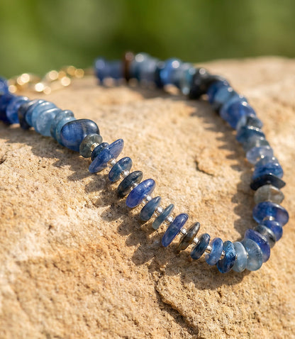 Gemstone Nugget Beaded Necklace