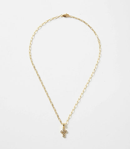 Cross Crystal Necklace
