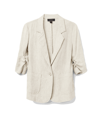 Ruched Sleeve Jacket
