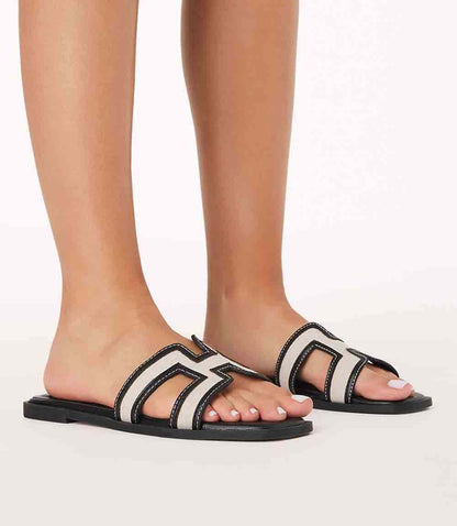 Billini Gordy Cut Out Slide Sandals