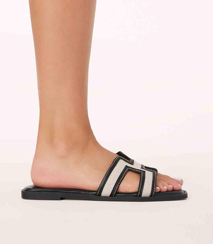 Billini Gordy Cut Out Slide Sandals