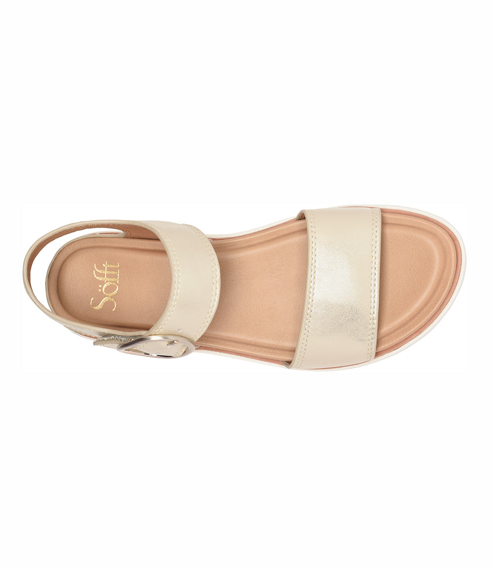 Sofft Gweneth Metallic Buckle Sandals