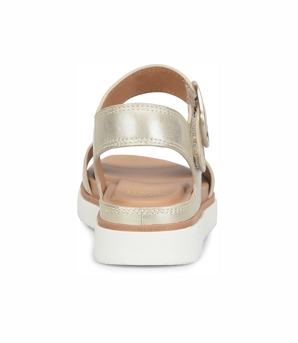 Sofft Gweneth Metallic Buckle Sandals