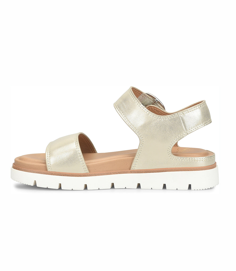 Sofft Gweneth Metallic Buckle Sandals