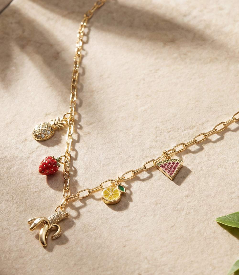 Fruit Salad Charm Necklace
