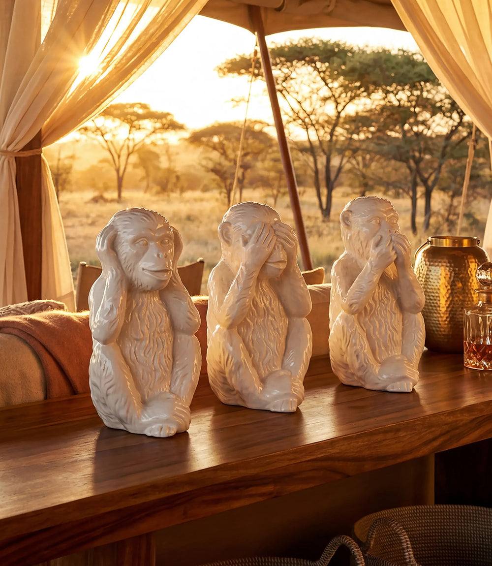Hear No Evil, See No Evil, Speak No Evil Monkeys