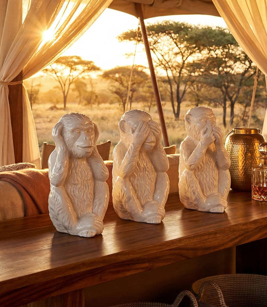 Hear No Evil, See No Evil, Speak No Evil Monkeys