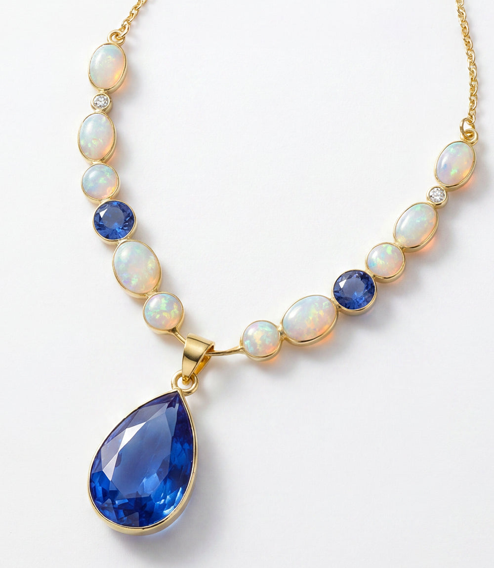 Sapphire Statement Necklace