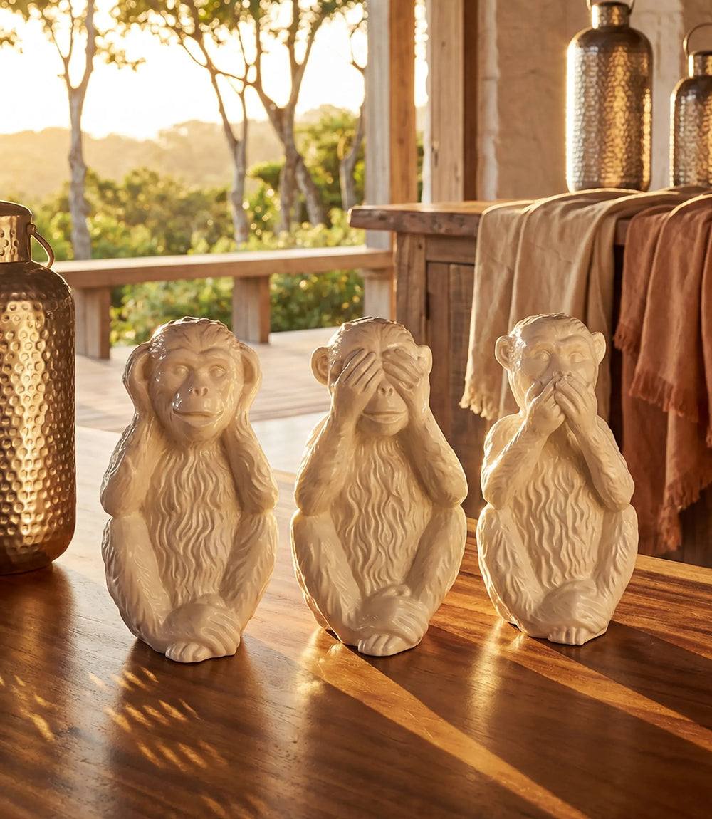Hear No Evil, See No Evil, Speak No Evil Monkeys