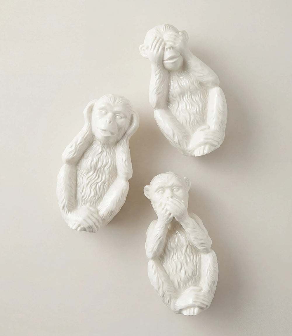 Hear No Evil, See No Evil, Speak No Evil Monkeys