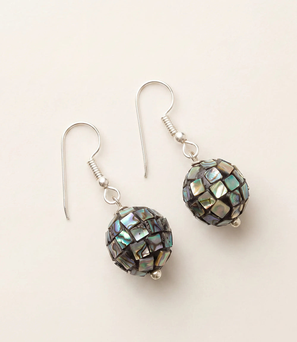 Abalone Stone Earrings