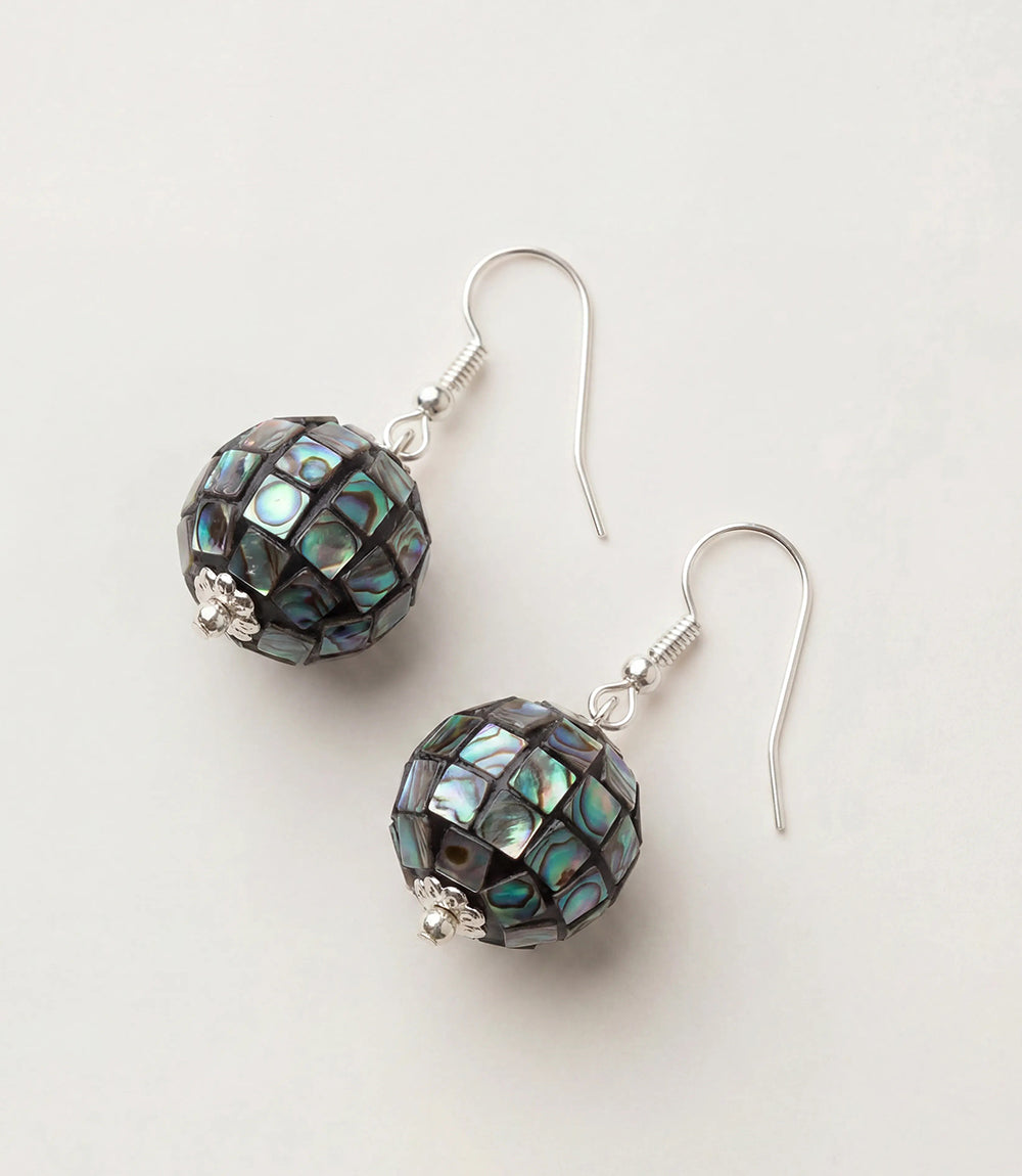 Abalone Stone Earrings