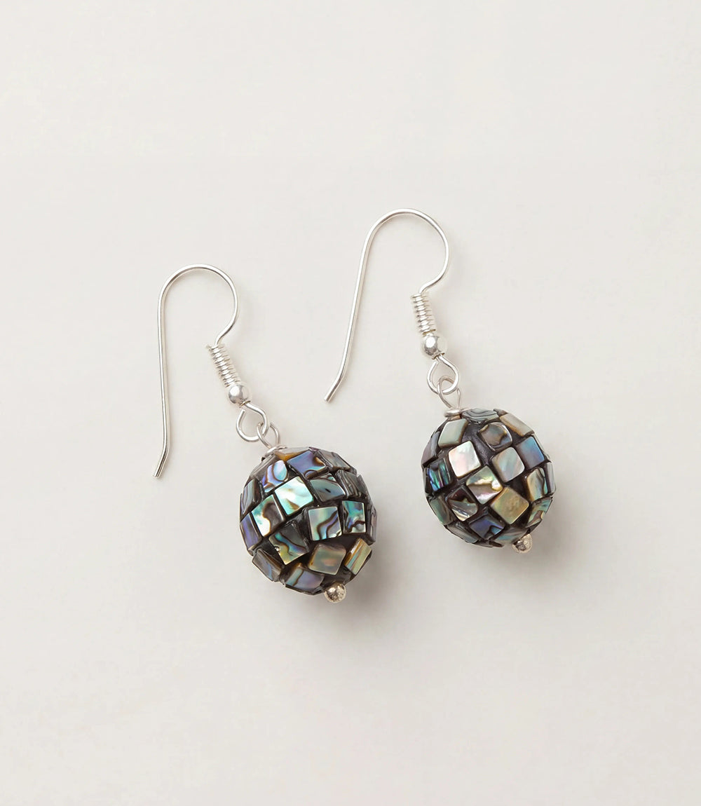 Abalone Stone Earrings