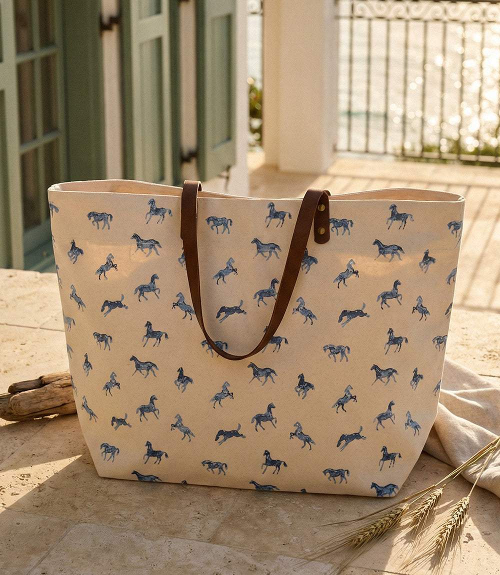 Mini Horse Print Tote Bag