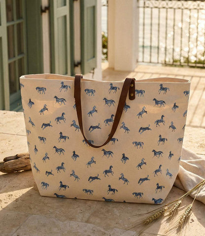 Mini Horse Print Tote Bag