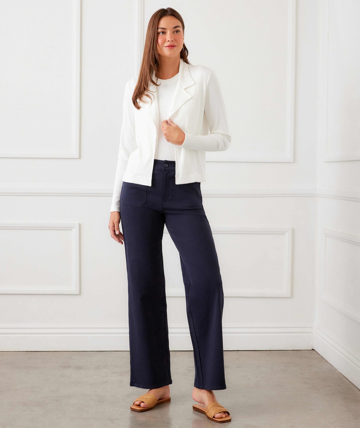 Petite Size Ribbed Jacket