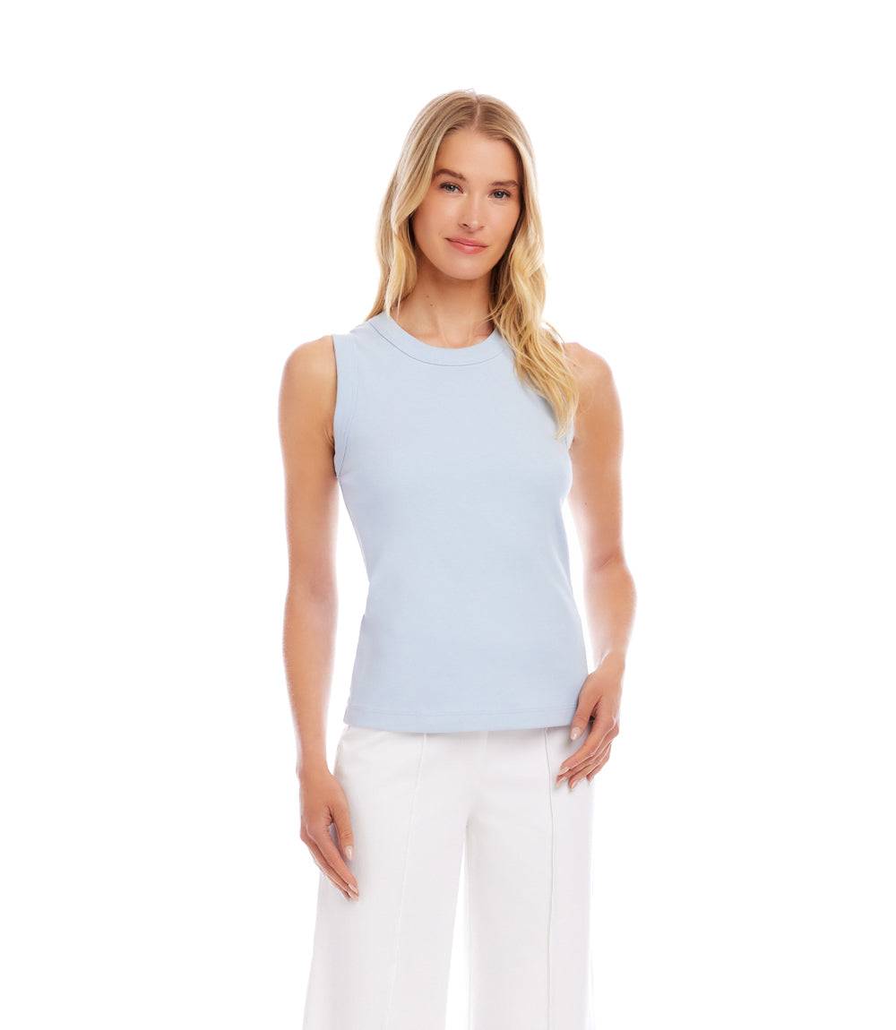 Ribbed Crewneck Tank