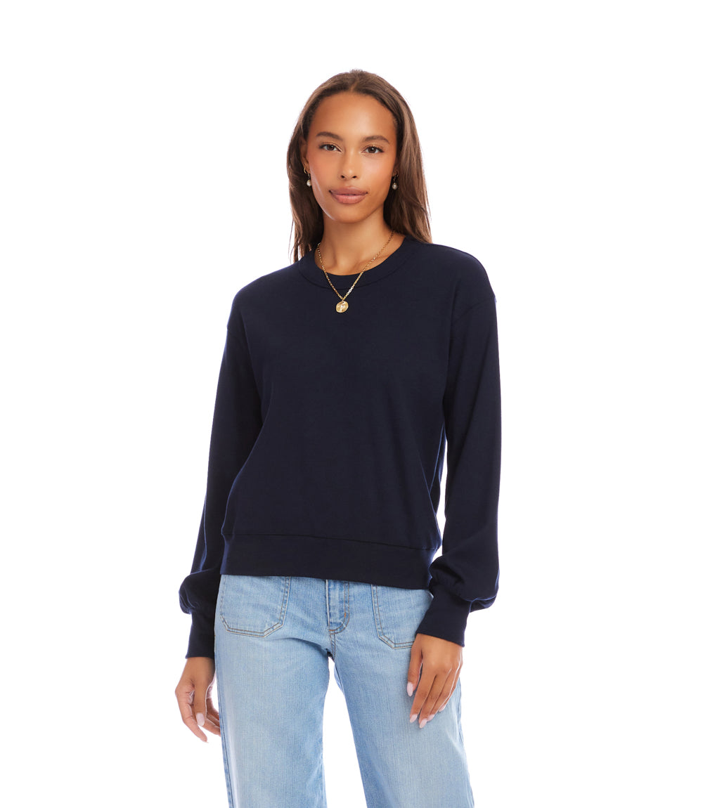 Long Sleeve Ribbed Top