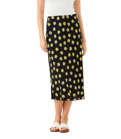 Bias Cut Midi Skirt