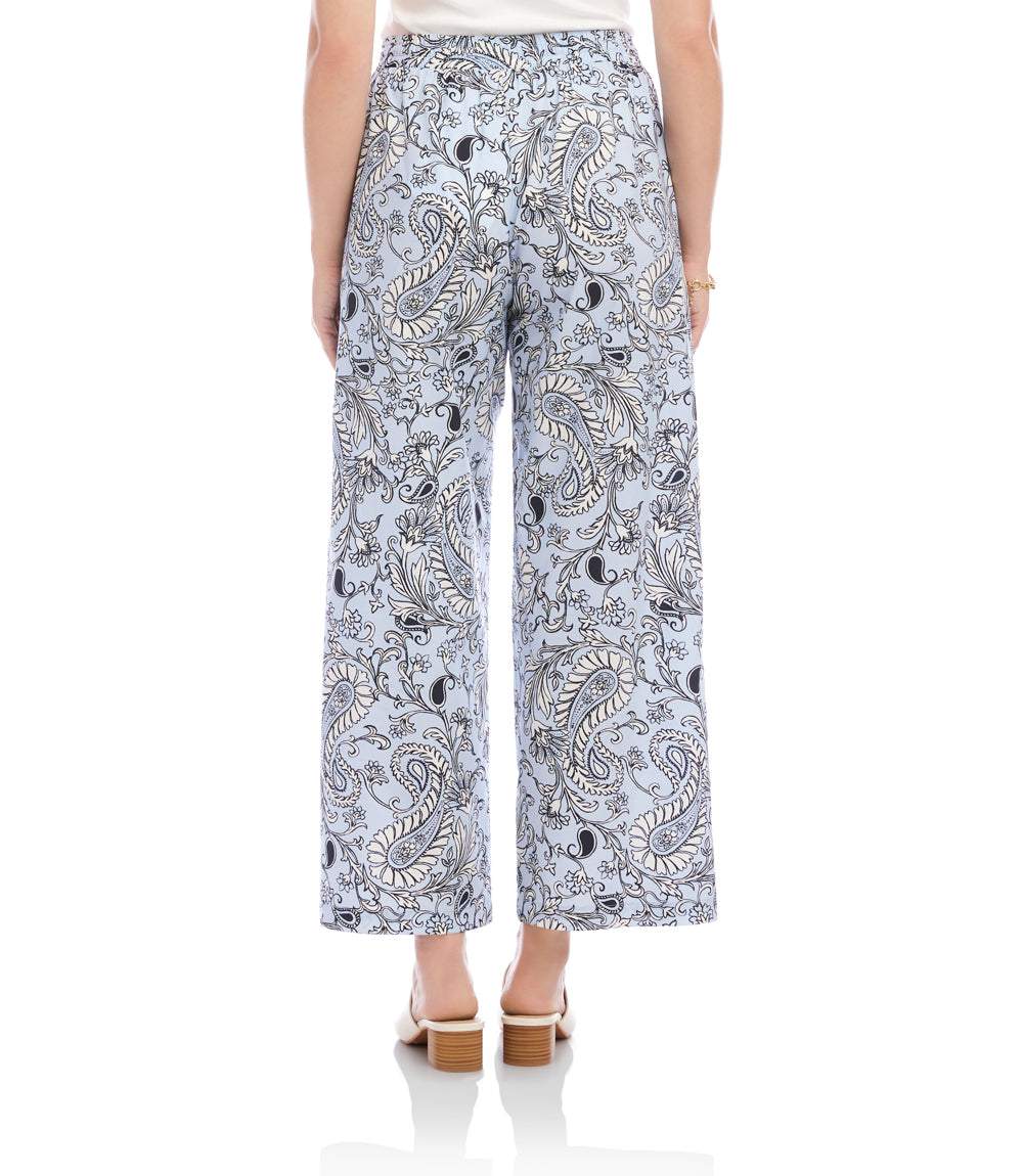 Drawstring Cropped Pants