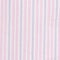 Stripe Blouson Sleeve Embellished Tie-Front Top