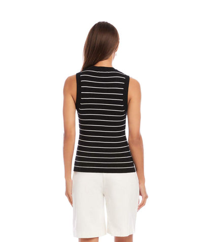 Stripe Ribbed Sweater Tank