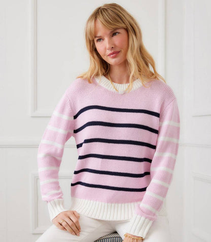 Stripe Crewneck Sweater
