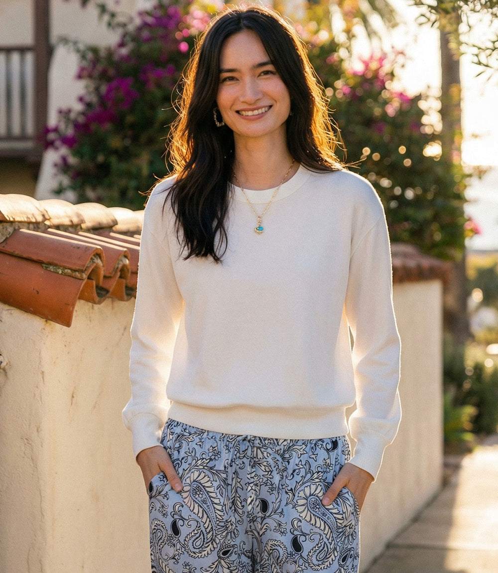 Long Sleeve Ribbed Top