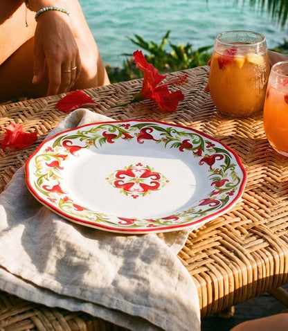 Melamine Roma Salad Plate